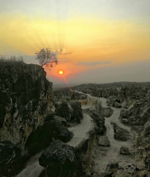 sunset di yellow canyon grobogan